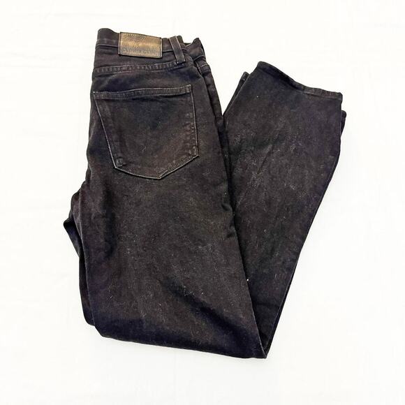 Denim Forum The Arlo High Rise Straight Denim Jeans Button Fly Size 25 x 28L - Picture 9 of 9